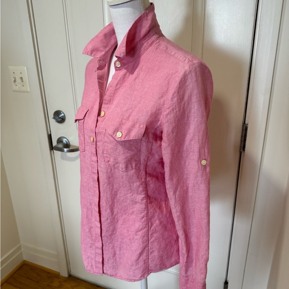 Banana Republic Flax Button Down - Picture 3 of 12